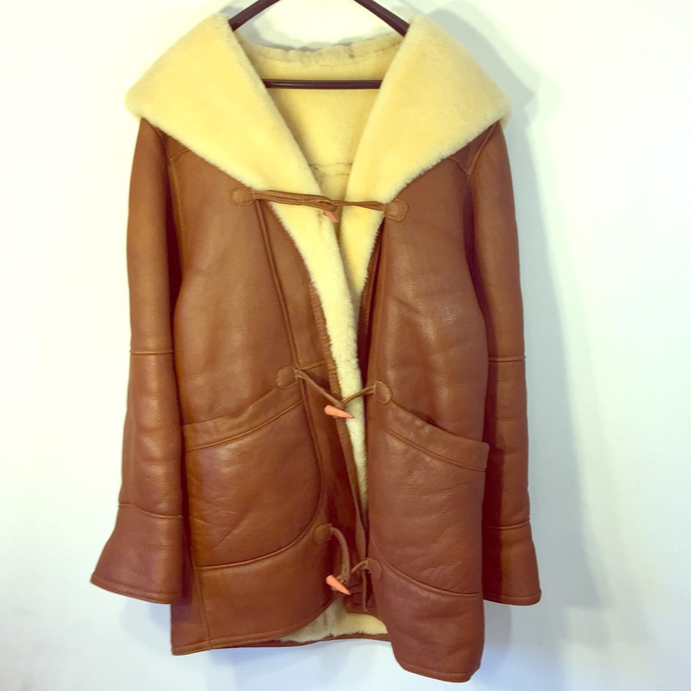 Edwardo Bassoni Shearling Winter Coat Medium